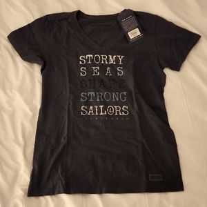 Life is Good v-neck tshirt